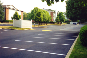 Asphalt Maintenance, Inc. - Malvern PA, Before & After large scale paving project.