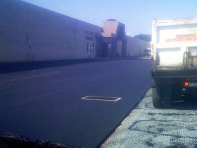 Asphalt Maintenance, Inc. - Malvern PA, Before & After large scale paving project.